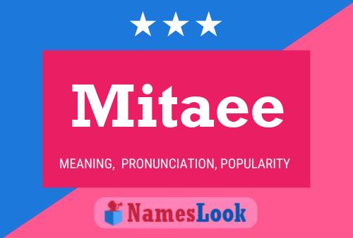 Mitaee 名字海报