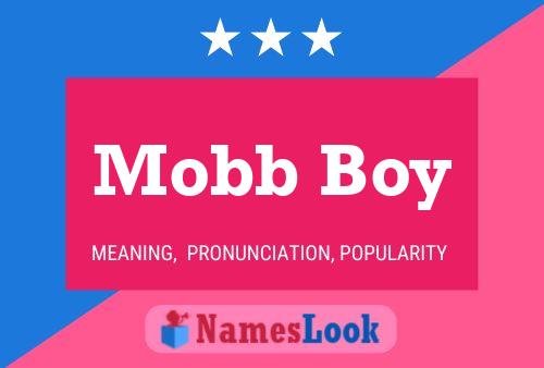 Mobb Boy 名字海报