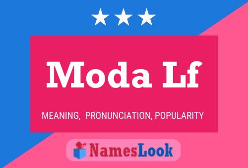 Moda Lf 名字海报