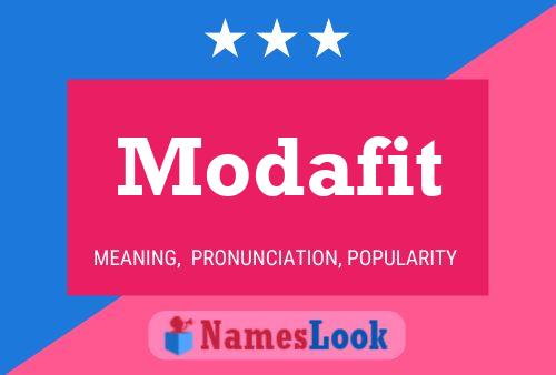 Modafit 名字海报