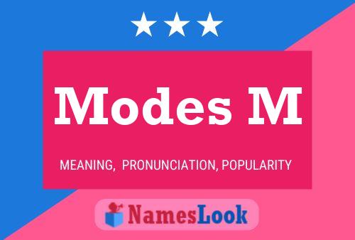 Modes M 名字海报