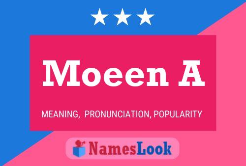 Moeen A 名字海报