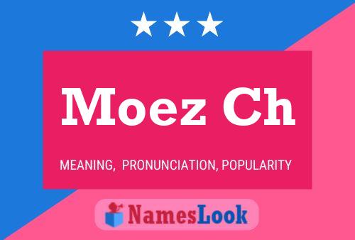 Moez Ch 名字海报