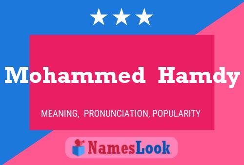 Mohammed  Hamdy 名字海报