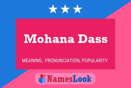 Mohana Dass 名字海报