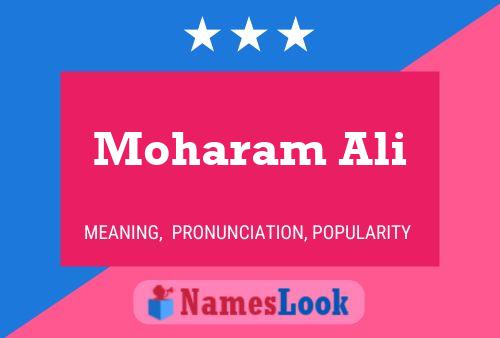 Moharam Ali 名字海报