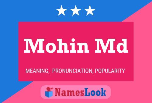 Mohin Md 名字海报