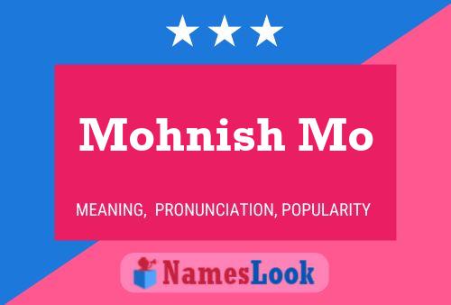 Mohnish Mo 名字海报