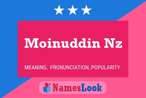 Moinuddin Nz 名字海报