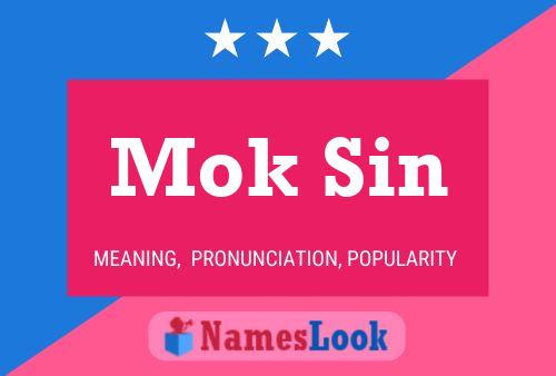 Mok Sin 名字海报