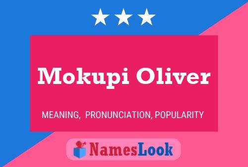 Mokupi Oliver 名字海报