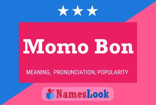 Momo Bon 名字海报