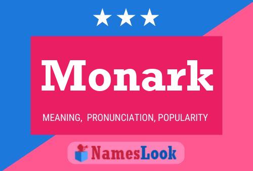 Monark 名字海报