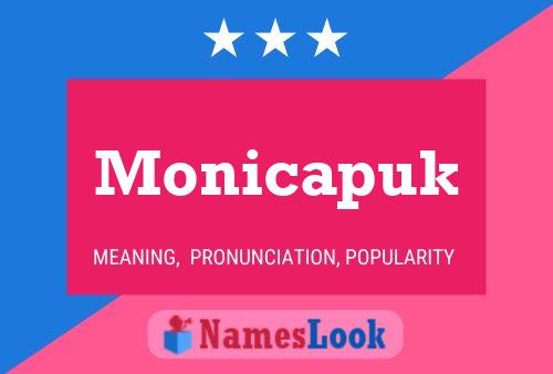 Monicapuk 名字海报