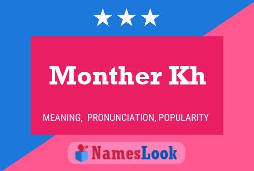 Monther Kh 名字海报