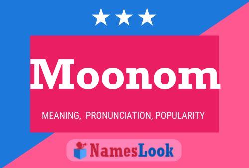 Moonom 名字海报