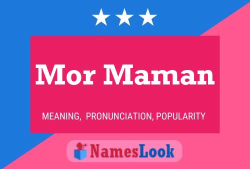 Mor Maman 名字海报