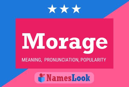 Morage 名字海报