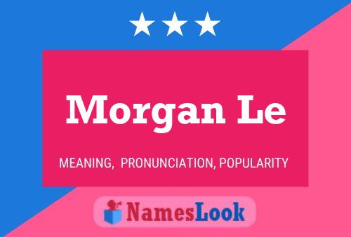 Morgan Le 名字海报