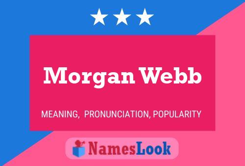 Morgan Webb 名字海报