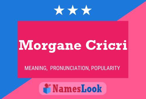 Morgane Cricri 名字海报