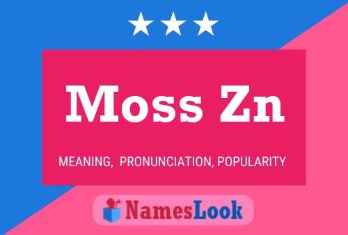 Moss Zn 名字海报