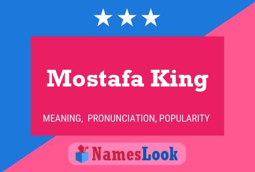 Mostafa King 名字海报