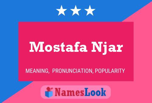 Mostafa Njar 名字海报