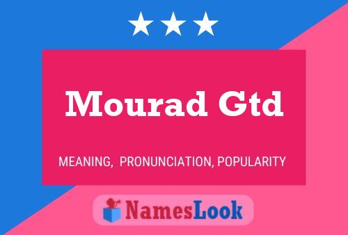 Mourad Gtd 名字海报