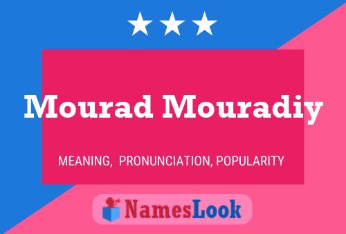 Mourad Mouradiy 名字海报