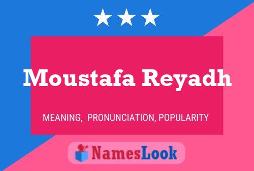 Moustafa Reyadh 名字海报