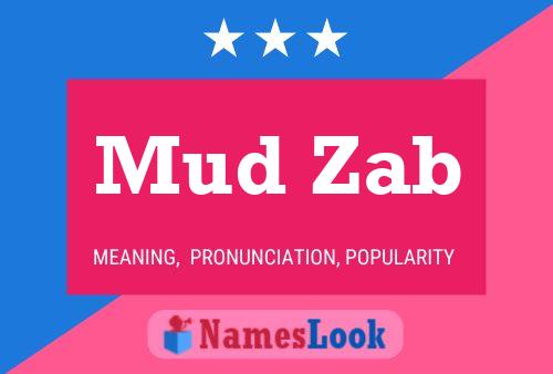 Mud Zab 名字海报