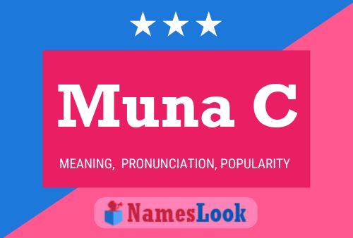 Muna C 名字海报