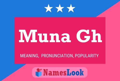 Muna Gh 名字海报