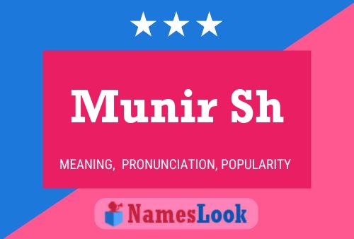 Munir Sh 名字海报