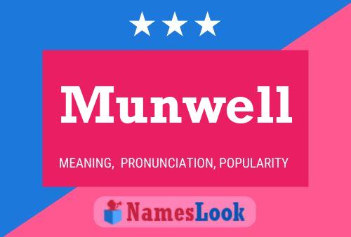 Munwell 名字海报