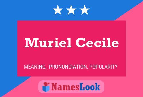 Muriel Cecile 名字海报