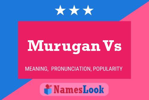 Murugan Vs 名字海报