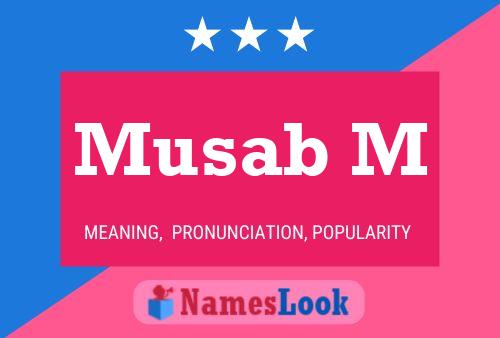 Musab M 名字海报