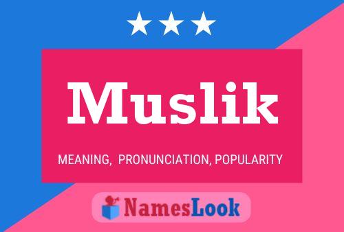 Muslik 名字海报