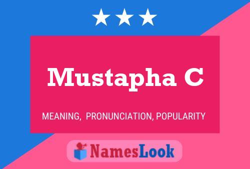 Mustapha C 名字海报