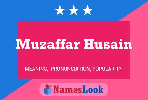 Muzaffar Husain 名字海报