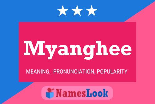 Myanghee 名字海报