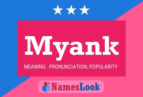 Myank 名字海报