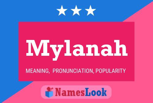 Mylanah 名字海报