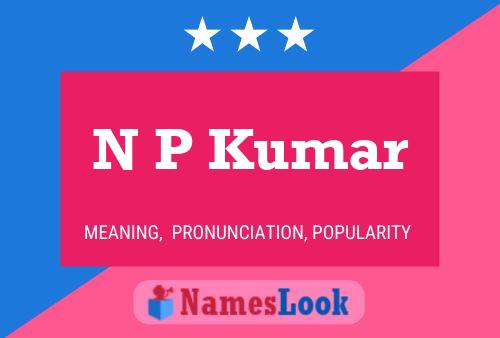 N P Kumar 名字海报