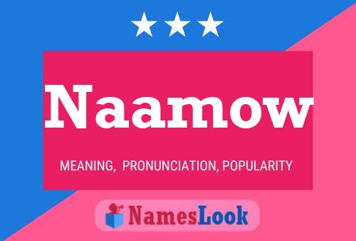 Naamow 名字海报