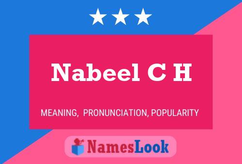 Nabeel C H 名字海报