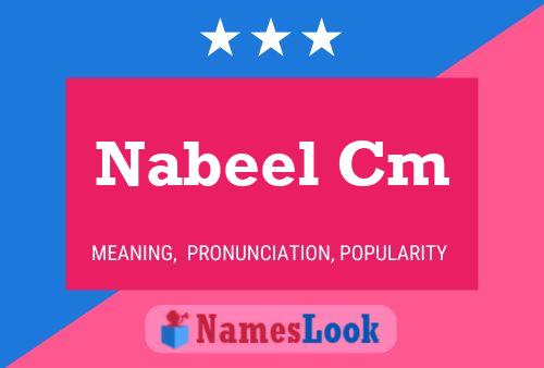 Nabeel Cm 名字海报