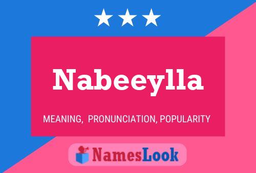 Nabeeylla 名字海报